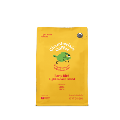 Organic Light Roast Coffee Blend  Product Shot Front